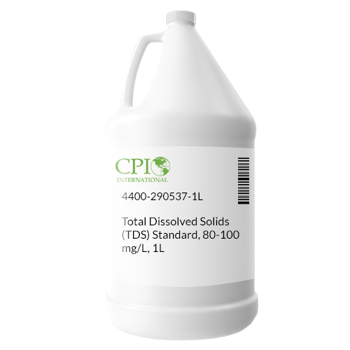 [4400-290537-4L] Total Dissolved Solids (TDS) Standard, 207 ppm (80-100 mg/L as CaCO3)