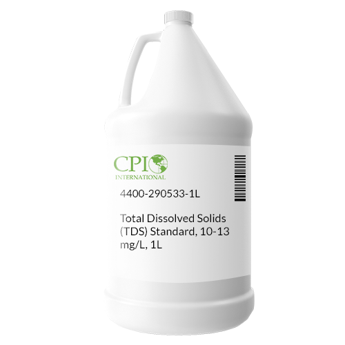 Total Dissolved Solids (TDS) Standard, 25.9 ppm (10-13 mg/L as CaCO3)