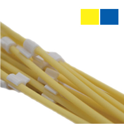 [4062-019060F] Tubing, Flared Pharmaprene, 2S, yel-blu, 1.52mm, 12pk
