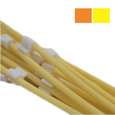 [4062-019020F] Tubing, Flared, Pharmaprene, 2S, org-yel, 0.51mm, 12pk