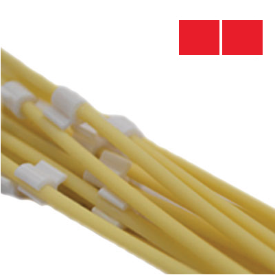 [4062-019045F] Tubing, Flared, Pharmaprene, 2S, red-red, 1.14mm, 12pk