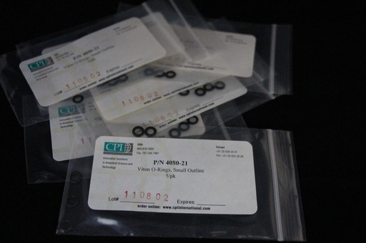 [4080-21] Viton O-Rings, Small Outline 5/pk
