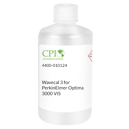 [4400-010124] Wavecal 3 for Perkin Elmer Optima 3000 VIS, HNO3, 100 mL