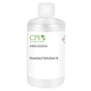 [4400-010036] Standard Solution A, 1% HNO3/tr. Tart, Rev. 5.4, 100mL