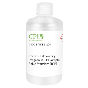 [4400-SPIKE1-250] Control Laboratory Program (CLP) Sample Spike Standard (ICP), HNO3, 100 mL