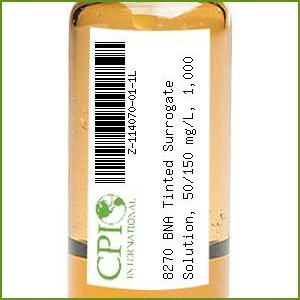[Z-114070-01-1L] 8270 BNA Tinted Surrogate Solution, 50/150 mg/L, 1,000 mL (4 X 250 mL)
