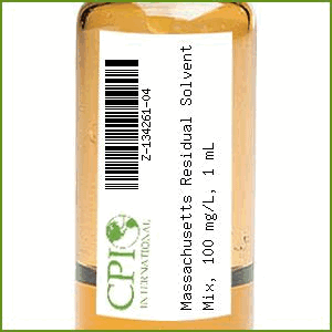 [Z-134261-04-5PAK] Massachusetts Residual Solvent Mix, 100 mg/L, 5 x 1 mL