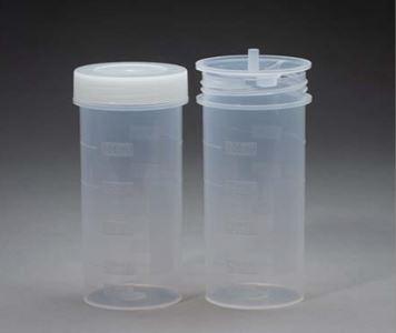 [4092-125MP] Sample Tubes (PP), Screw Cap (Natural), 100 mL, 250/pk
