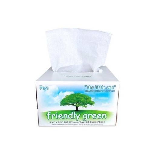 [FG-1] Dry Wipes, 4.4" X 8.3" (the little one), 300 wipes/box (60 boxes/case)