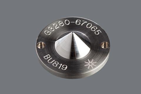 Platinum Skimmer Cone, in Nickel Base, for Agilent 7700s/7900/8800 s-lens - Genuine Agilent Part