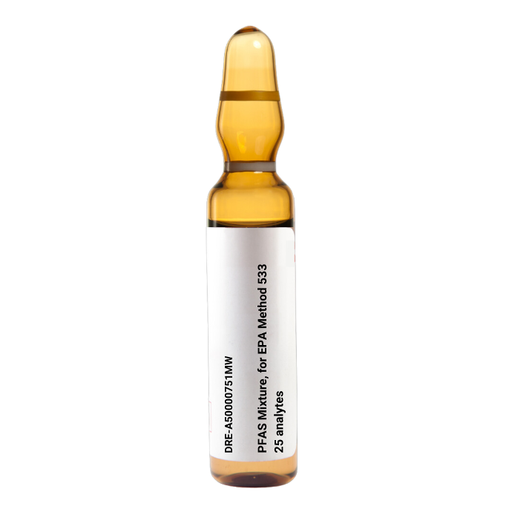 [DRE-A50000751MW] PFAS Mixture, for EPA Method 533, 25 analytes, 10 µg/mL, 1mL
