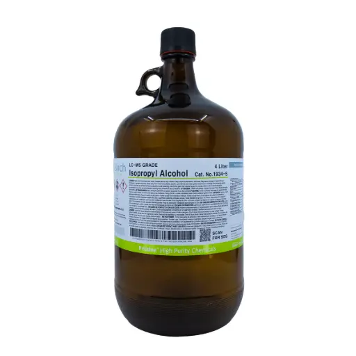 [4290-1934-5] Isopropyl Alcohol, LC-MS Grade, >99.9%, 4 x 4L (Brand: Birch)