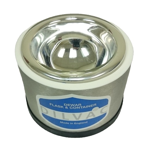 [4750-100SH] 0.38Ltr. WideTop-Shallow Stainless Steel Cased Dewar Flask