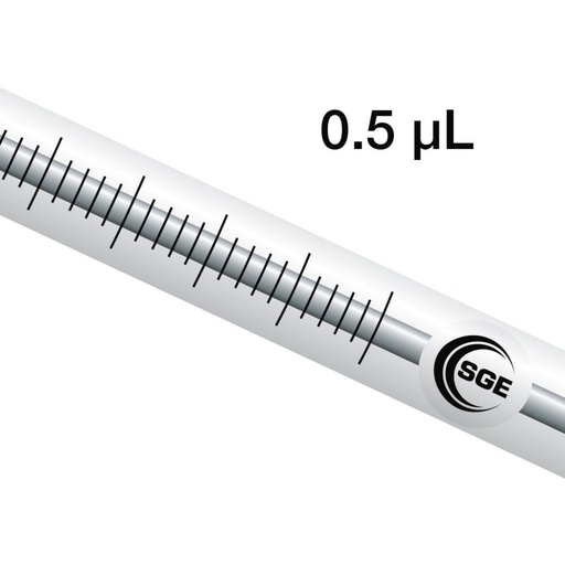 [000445] 0.5 µL NanoVolume Shimadzu Syringe with 4.2 cm 0.63 mm OD Cone Tipped Needle
