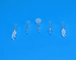 [4250-401TF529] 100µL Glass Conical Limited Volume Insert, 5x29mm, Precision-Formed Mandrel Interior, w/Glass Flange, 100/pk