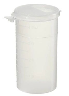 [4600-0121FT] 120-mL sterile coliform vessel, with thiosulfate, flip top, (high clarity polypropylene), 200/pk