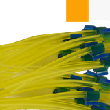 [4062-125] 2-Stop Solvent Resistant Pump Tubing, org-wht, 0.64 mm, 12 Pack 