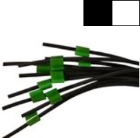 [4062-87125] 2-Stop Viton Pump Tubing, blk-wht, 3.18 mm, 12 Pack 