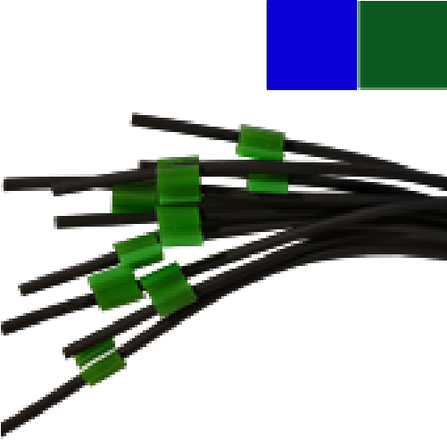 [4062-8795] 2-Stop Viton Pump Tubing, blu-grn, 1.75 mm, 12 Pack 