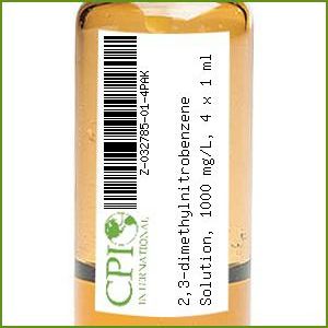 [Z-032785-01-4PAK] 2,3-dimethylnitrobenzene Solution, 1000 mg/L, 4 x 1 ml 