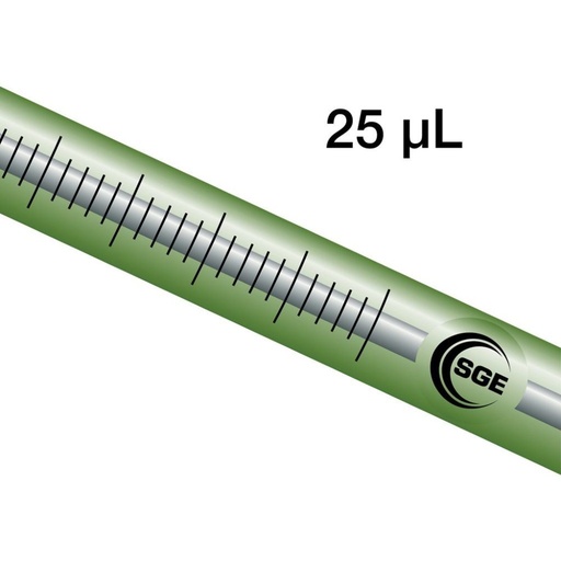 [003987] 25 µL Fixed Needle CTC/Thermo Syringe with GT Plunger & 5 cm 0.63 mm OD Cone Tipped Needle