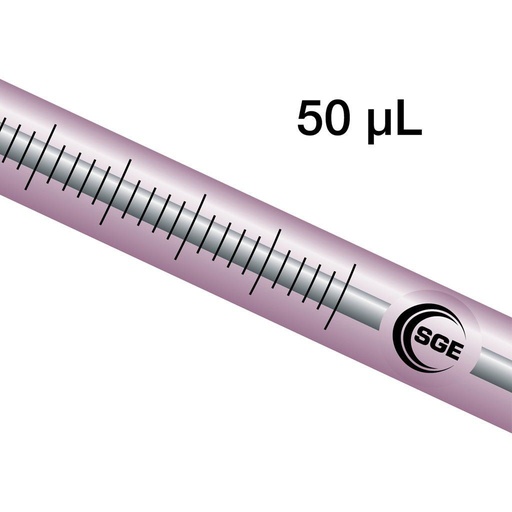 [004668] 50 µL Fixed Needle Agilent Syringe with GT Plunger & 4.2 cm 0.63/0.47 mm OD Cone Tipped Dual Gauge Needle