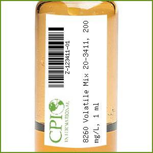 [Z-123411-01] 8260 Volatile Mix 20-3411, 200 mg/L, 1 ml
