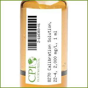 [Z-116383-01] 8270 Calibration Solution, 22-4, 2,000 mg/L, 1 ml