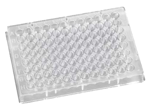 [4356-500268] 96-Well Plate, Immunoassay, Flat Bottom, Chimney Well, 350µL, 100/cs