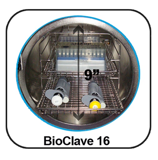 [B4000-16] BioClave™ 16 Research Autoclave, 16 liter,115V 
