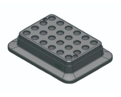 [4750-900239] Block, used for 2mL tubes, 24 holes