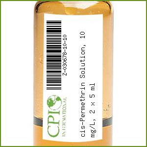 [Z-030678-10-10] cis-Permethrin Solution, 10 mg/L, 2 x 5 ml