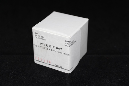 [4385-071047] CPI AW-TCLP Filter 47mm 100/pk 