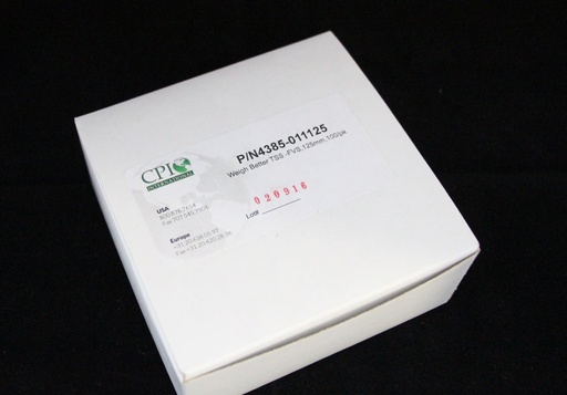 [4385-011125] CPI's Weigh Better™ TSS/FVS Disks, Unprepared, 125mm, 100 Pack