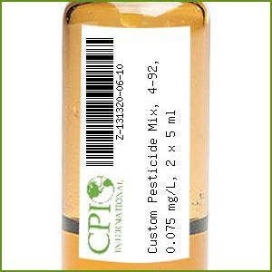 [Z-131320-06-10] Custom Pesticide Mix, 4-92, 0.075 mg/L, 2 x 5 ml