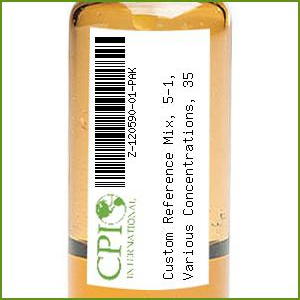 [Z-120590-01-PAK] Custom Reference Mix, 5-1, Various Concentrations, 35, 15, 10, & 5 wt%, 4 x 25 ml