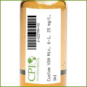 [z-122790-02] Custom VOA Mix, 6-1, 25 mg/L, 1ml