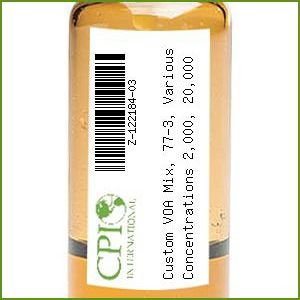 [Z-122184-03] Custom VOA Mix, 77-3, Various Concentrations 2,000, 20,000, & 40,000 mg/L  1mL