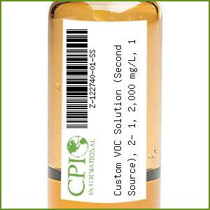 [Z-122740-01-SS] Custom VOC Solution (Second Source), 2- 1, 2,000 mg/L, 1 ml