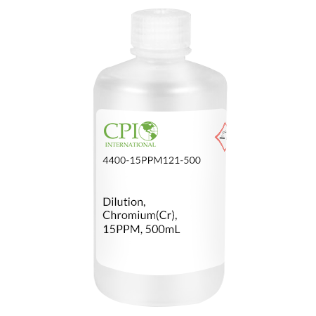 [4400-15PPM121-500] Dilution, Chromium(Cr), 15PPM, 500mL