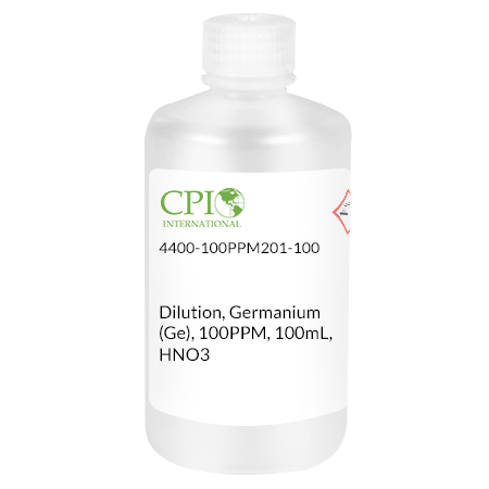 [4400-100PPM201-100] Dilution, Germanium (Ge), 100PPM, 100mL, HNO3