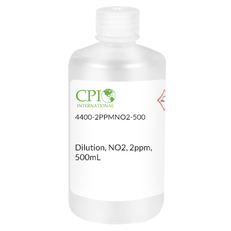 [4400-2PPMNO2-500] Dilution, NO2, 2ppm, 500mL