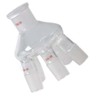 [4700-900194] Distillation spider for 5 x 50ml flasks, NS 29/32