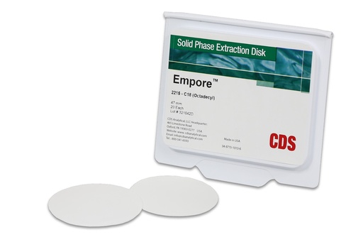 [98-0604-0217-3EA] Empore C18 SPE Disks, 47mm, 20/pk