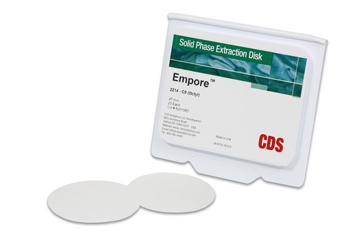 [98-0604-0214-0] Empore C8 SPE Disks, 47mm, 60/pk