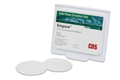 [98-0604-0223-1EA] Empore SDB-XC SPE Disks, 47mm, 20/pk