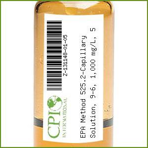 [Z-131148-01-05] EPA Method 525.2-Capillary Solution, 9-6, 1,000 mg/L, 5 ml
