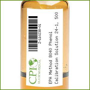 [Z-110238-01] EPA Method 8040 Phenol Calibration Solution 24-1, 500 mg/L, 1 ml