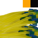 [4062-113F] Flared 2-Stop Solvent Resistant Pump Tubing, org-blk, 0.13 mm, 12 Pack 