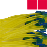 [4062-145F] Flared 2-Stop Solvent Resistant Pump Tubing, red-red, 1.14 mm, 12 Pack 